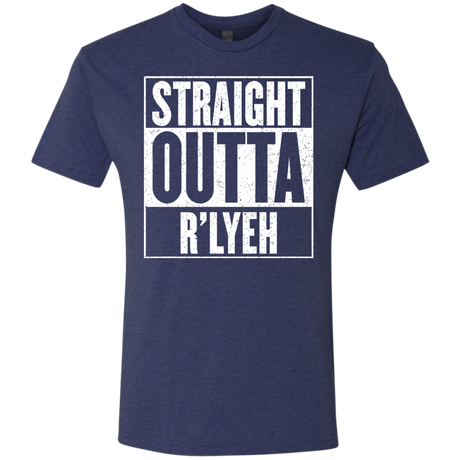 T-Shirts Vintage Navy / S Straight Outta R'lyeh Men's Triblend T-Shirt