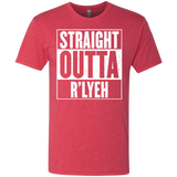 T-Shirts Vintage Red / S Straight Outta R'lyeh Men's Triblend T-Shirt