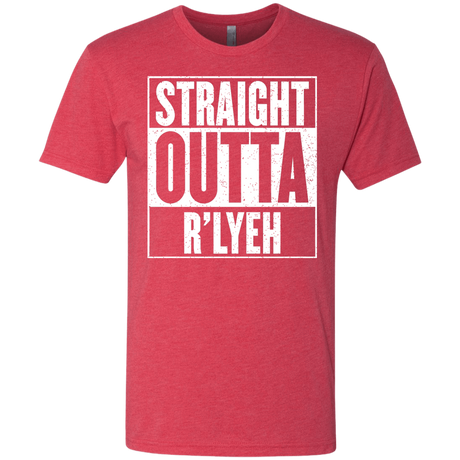 T-Shirts Vintage Red / S Straight Outta R'lyeh Men's Triblend T-Shirt