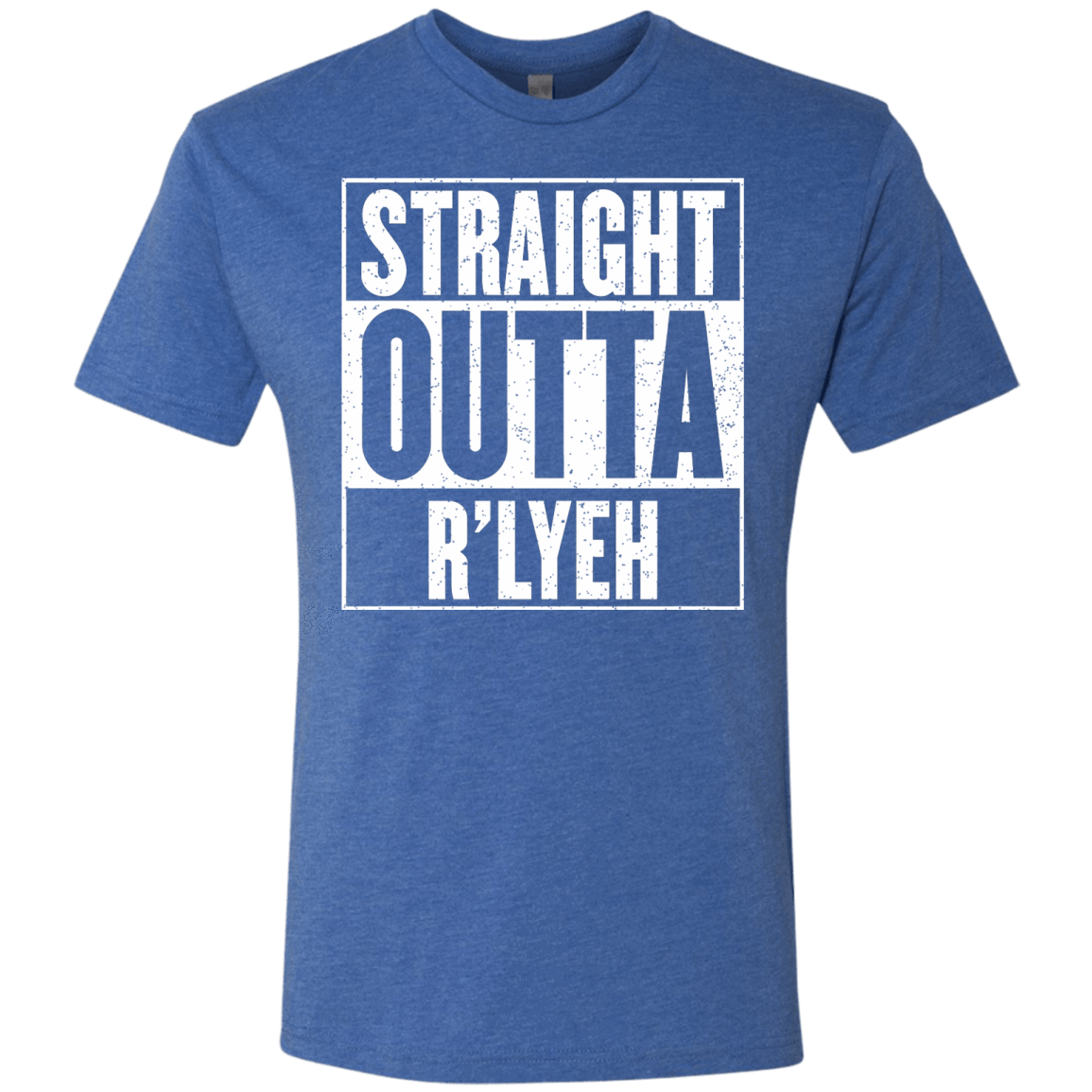 T-Shirts Vintage Royal / S Straight Outta R'lyeh Men's Triblend T-Shirt