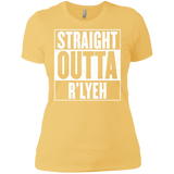 T-Shirts Banana Cream/ / X-Small Straight Outta R'lyeh Women's Premium T-Shirt