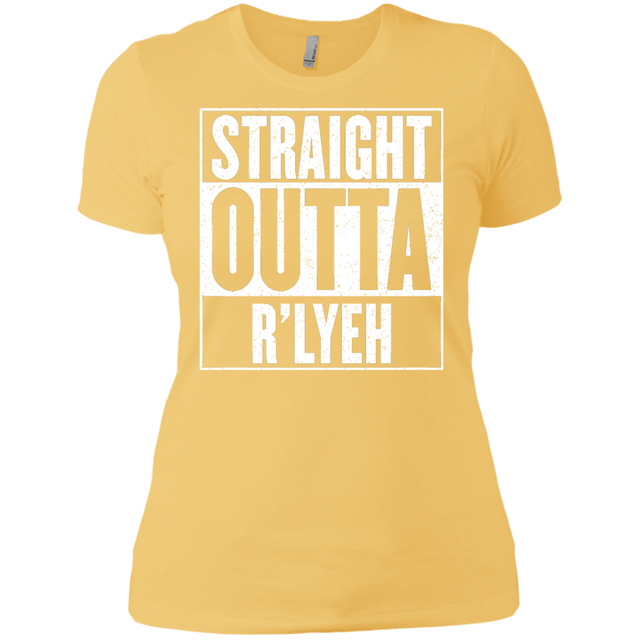 T-Shirts Banana Cream/ / X-Small Straight Outta R'lyeh Women's Premium T-Shirt