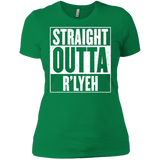 T-Shirts Kelly Green / X-Small Straight Outta R'lyeh Women's Premium T-Shirt