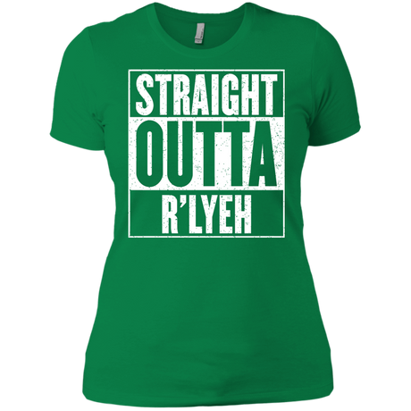 T-Shirts Kelly Green / X-Small Straight Outta R'lyeh Women's Premium T-Shirt