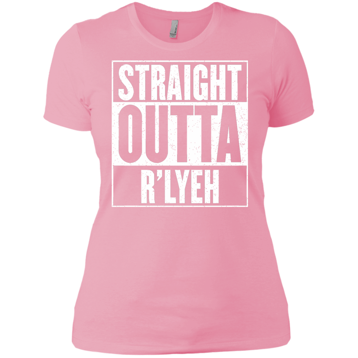 T-Shirts Light Pink / X-Small Straight Outta R'lyeh Women's Premium T-Shirt