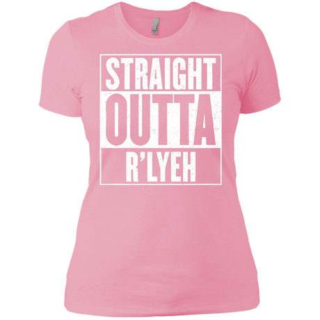 T-Shirts Light Pink / X-Small Straight Outta R'lyeh Women's Premium T-Shirt