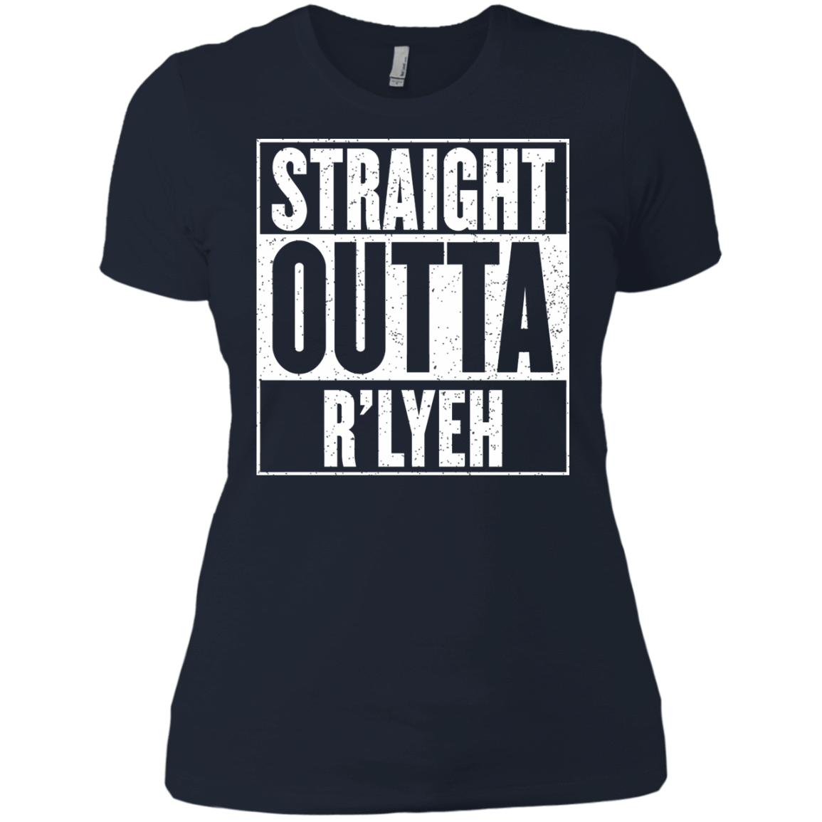 T-Shirts Midnight Navy / X-Small Straight Outta R'lyeh Women's Premium T-Shirt