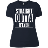 T-Shirts Midnight Navy / X-Small Straight Outta R'lyeh Women's Premium T-Shirt