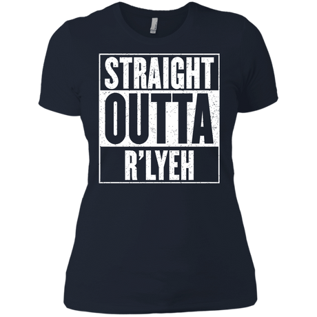 T-Shirts Midnight Navy / X-Small Straight Outta R'lyeh Women's Premium T-Shirt