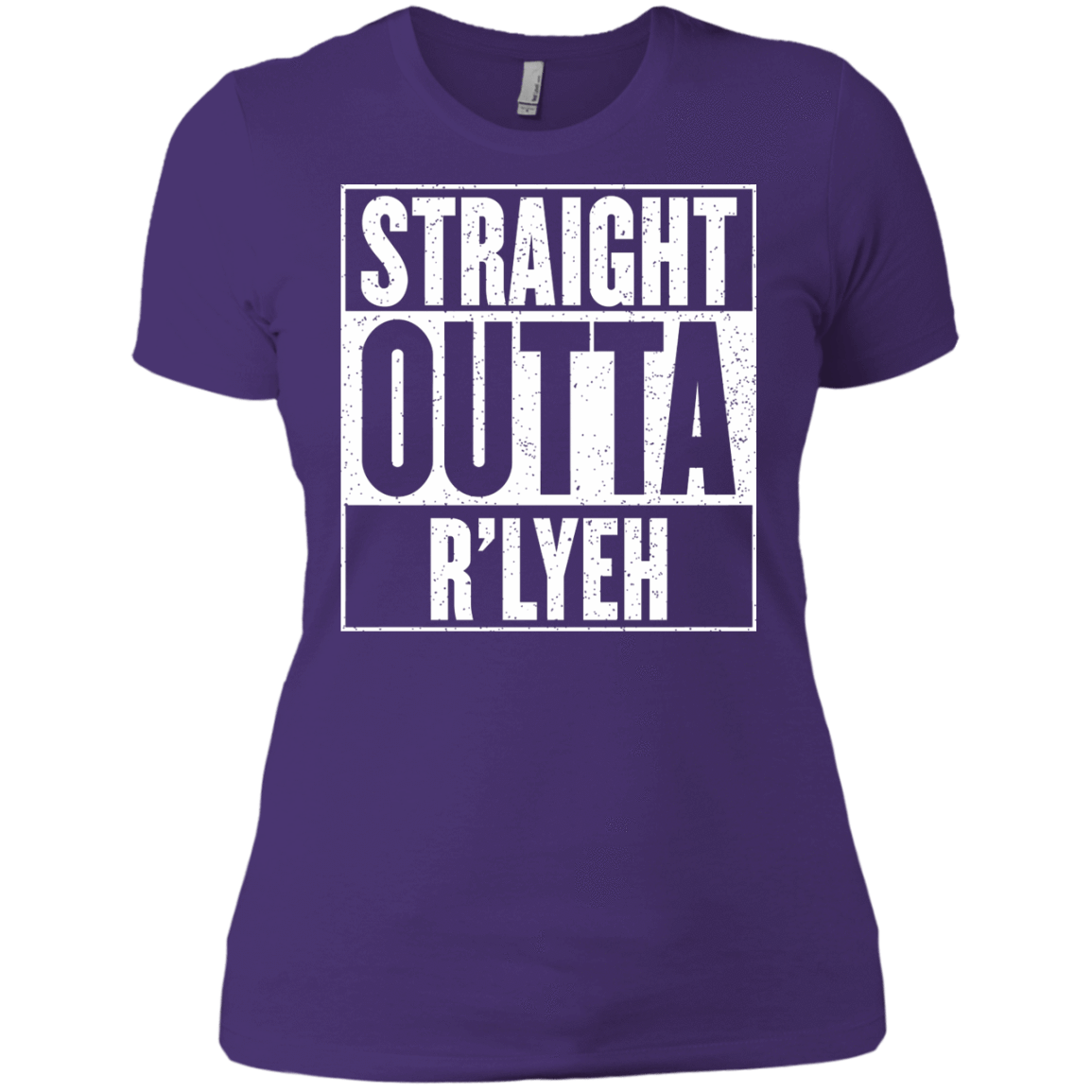 T-Shirts Purple Rush/ / X-Small Straight Outta R'lyeh Women's Premium T-Shirt