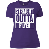 T-Shirts Purple Rush/ / X-Small Straight Outta R'lyeh Women's Premium T-Shirt