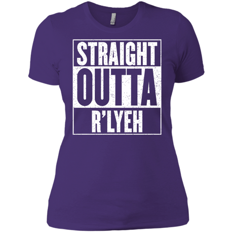 T-Shirts Purple Rush/ / X-Small Straight Outta R'lyeh Women's Premium T-Shirt