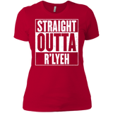 T-Shirts Red / X-Small Straight Outta R'lyeh Women's Premium T-Shirt