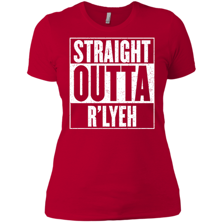 T-Shirts Red / X-Small Straight Outta R'lyeh Women's Premium T-Shirt