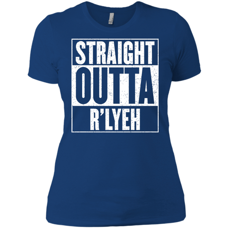 T-Shirts Royal / X-Small Straight Outta R'lyeh Women's Premium T-Shirt