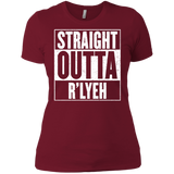 T-Shirts Scarlet / X-Small Straight Outta R'lyeh Women's Premium T-Shirt