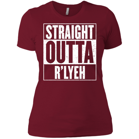 T-Shirts Scarlet / X-Small Straight Outta R'lyeh Women's Premium T-Shirt