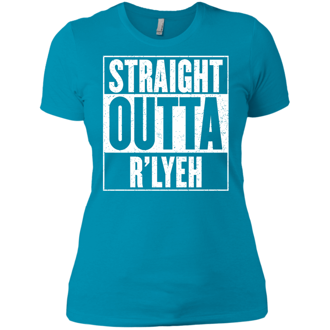 T-Shirts Turquoise / X-Small Straight Outta R'lyeh Women's Premium T-Shirt