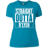 T-Shirts Turquoise / X-Small Straight Outta R'lyeh Women's Premium T-Shirt
