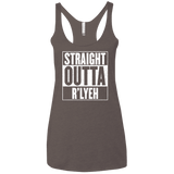 Straight Outta R'lyeh Women's Triblend Racerback Tank