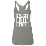 Straight Outta R'lyeh Women's Triblend Racerback Tank