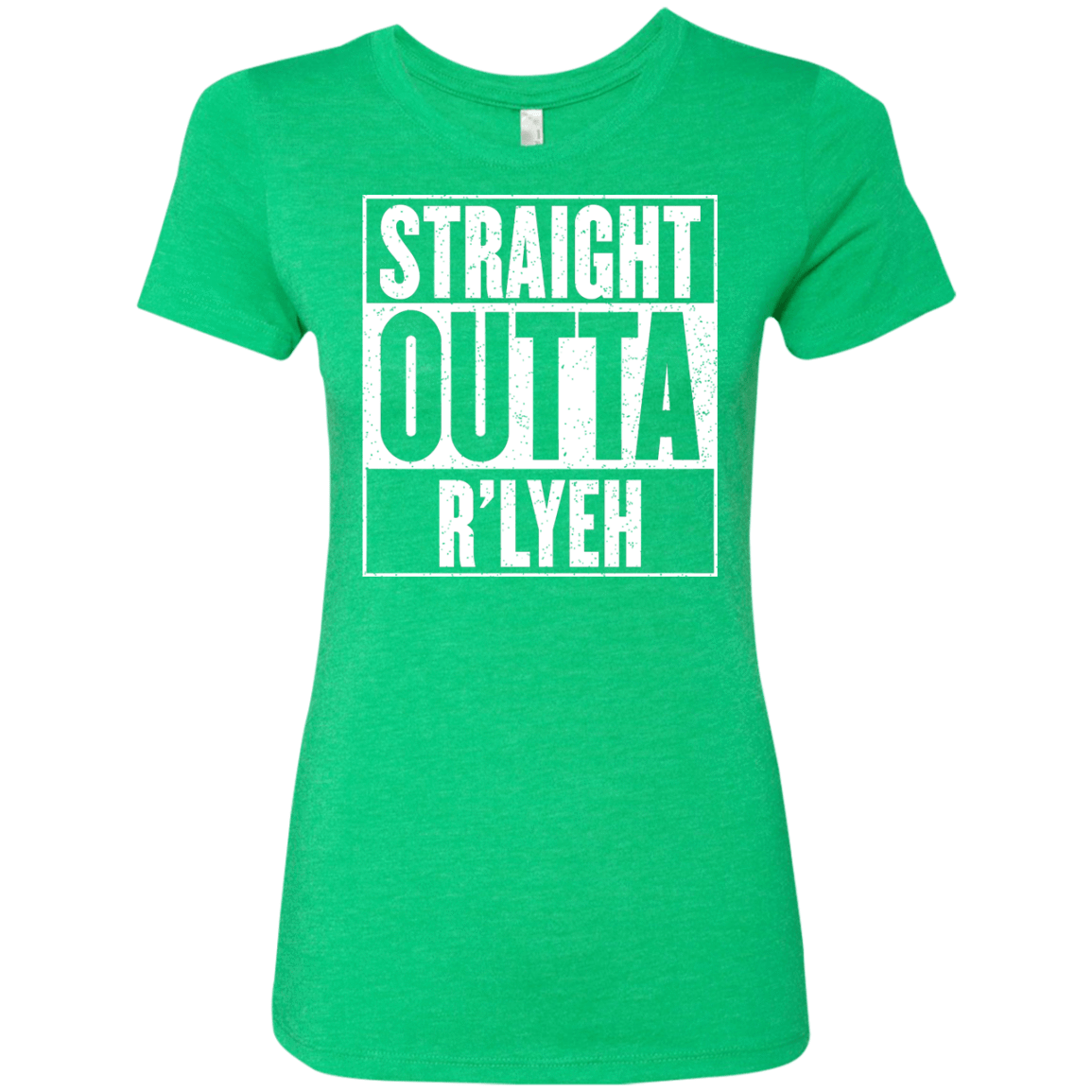 T-Shirts Envy / S Straight Outta R'lyeh Women's Triblend T-Shirt