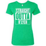 T-Shirts Envy / S Straight Outta R'lyeh Women's Triblend T-Shirt