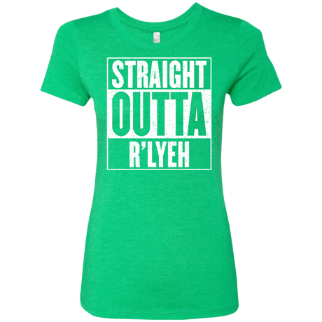 T-Shirts Envy / S Straight Outta R'lyeh Women's Triblend T-Shirt