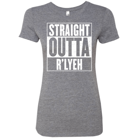 T-Shirts Premium Heather / S Straight Outta R'lyeh Women's Triblend T-Shirt