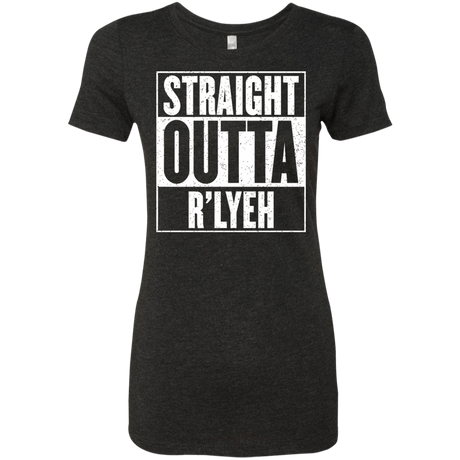T-Shirts Vintage Black / S Straight Outta R'lyeh Women's Triblend T-Shirt