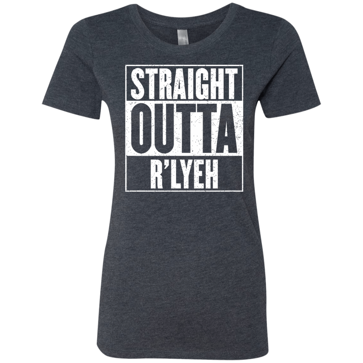 T-Shirts Vintage Navy / S Straight Outta R'lyeh Women's Triblend T-Shirt