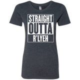 T-Shirts Vintage Navy / S Straight Outta R'lyeh Women's Triblend T-Shirt