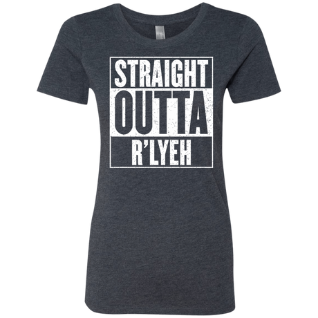 T-Shirts Vintage Navy / S Straight Outta R'lyeh Women's Triblend T-Shirt