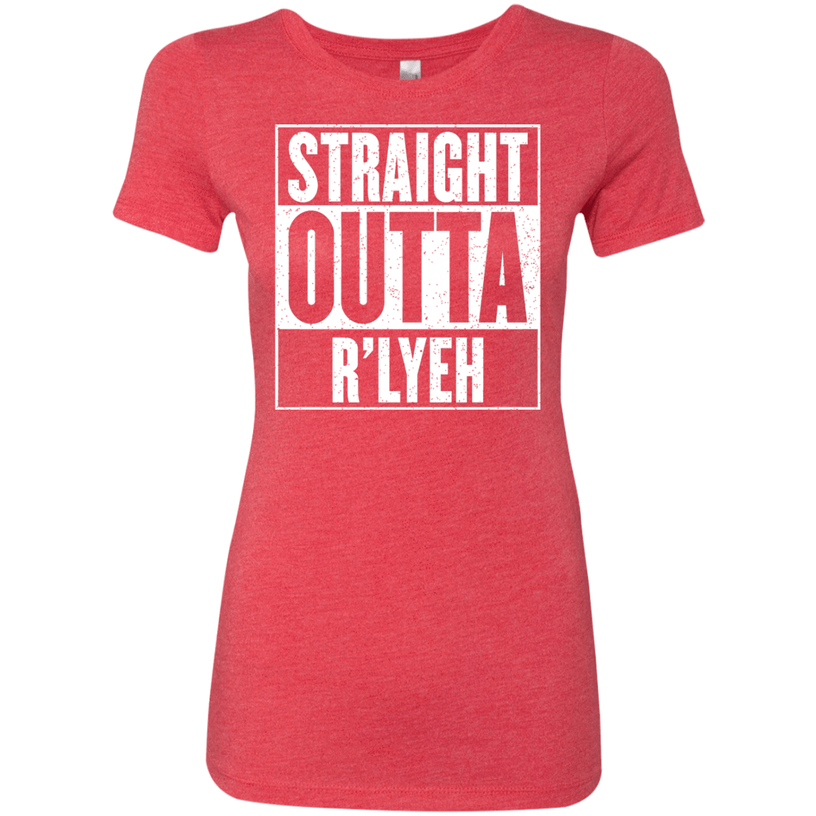 T-Shirts Vintage Red / S Straight Outta R'lyeh Women's Triblend T-Shirt