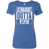 T-Shirts Vintage Royal / S Straight Outta R'lyeh Women's Triblend T-Shirt