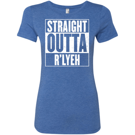T-Shirts Vintage Royal / S Straight Outta R'lyeh Women's Triblend T-Shirt