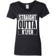 T-Shirts Black / S Straight Outta R'lyeh Women's V-Neck T-Shirt