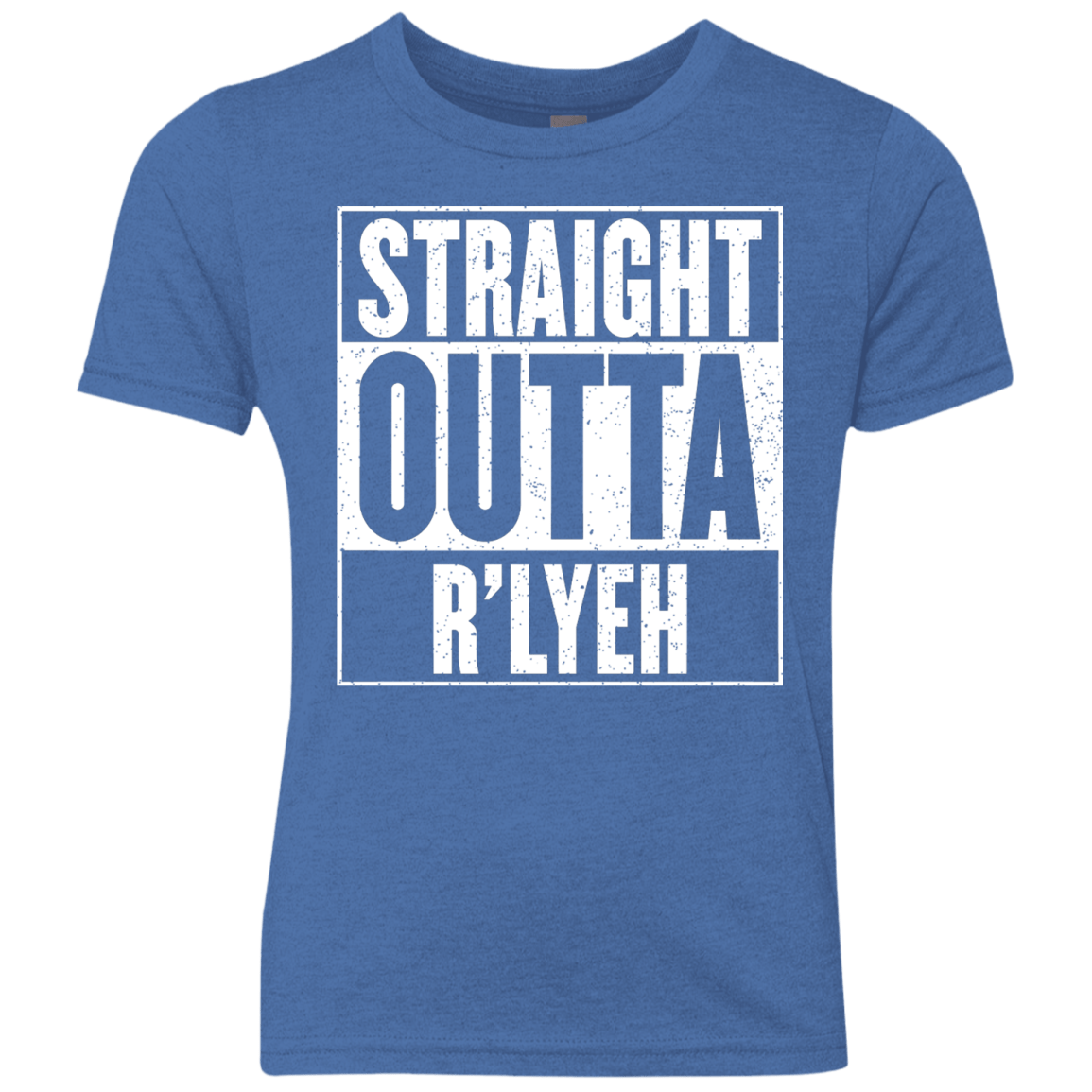 Straight Outta R'lyeh Youth Triblend T-Shirt