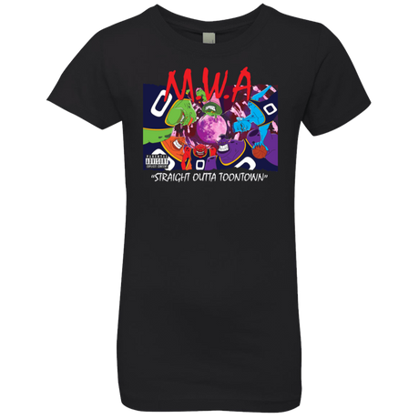 T-Shirts Black / YXS Straight Outta Toontown Girls Premium T-Shirt