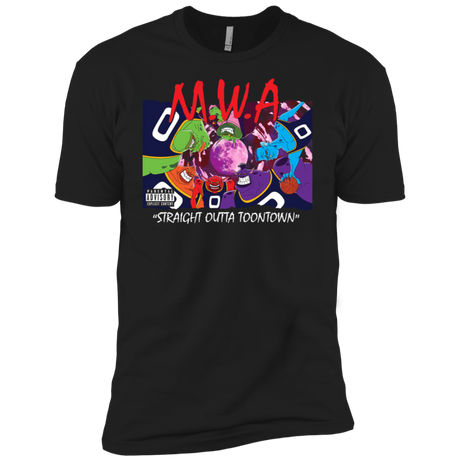 T-Shirts Black / X-Small Straight Outta Toontown Men's Premium T-Shirt