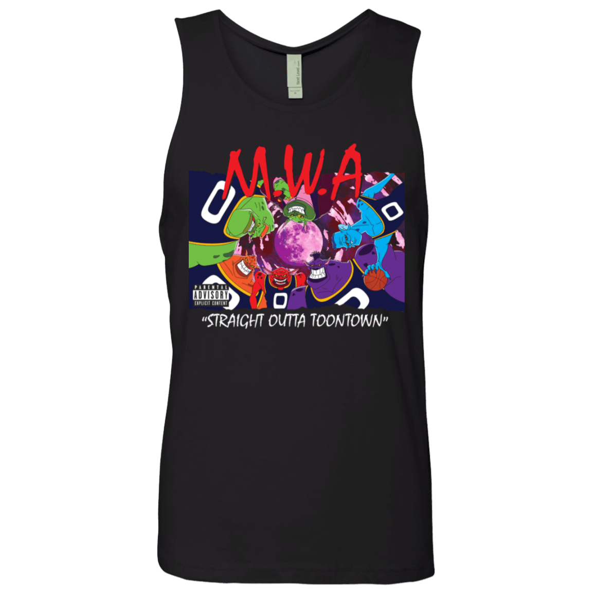 T-Shirts Black / S Straight Outta Toontown Men's Premium Tank Top