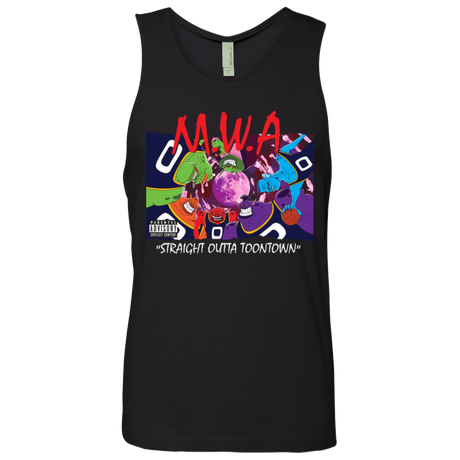 T-Shirts Black / S Straight Outta Toontown Men's Premium Tank Top