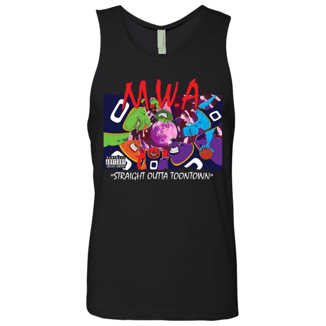 T-Shirts Black / S Straight Outta Toontown Men's Premium Tank Top