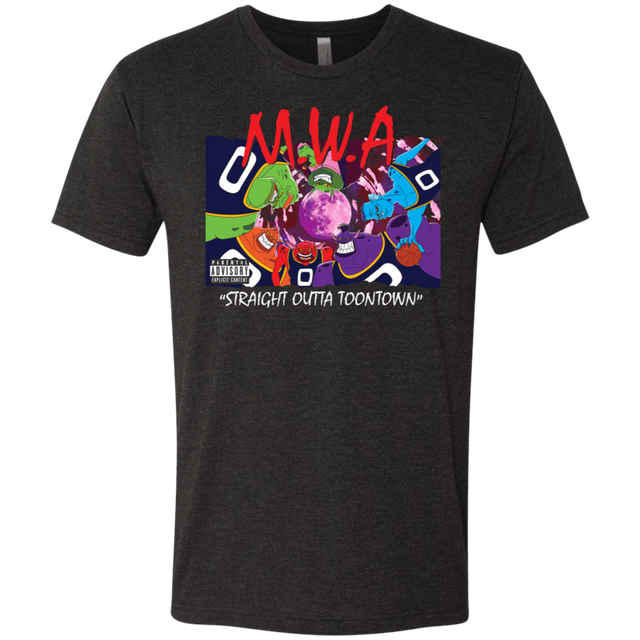 T-Shirts Vintage Black / S Straight Outta Toontown Men's Triblend T-Shirt