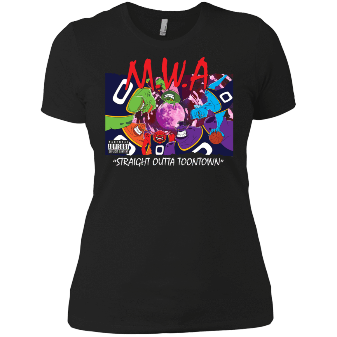 T-Shirts Black / X-Small Straight Outta Toontown Women's Premium T-Shirt