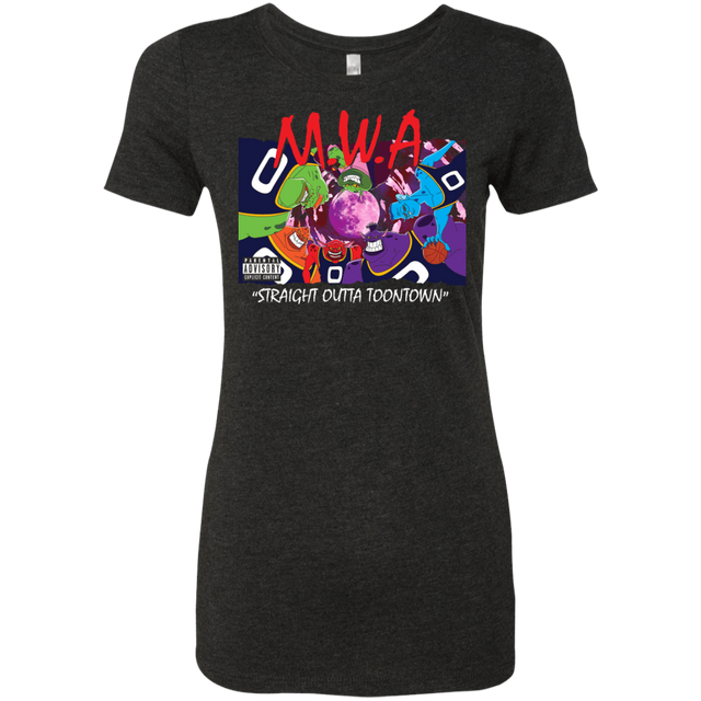 T-Shirts Vintage Black / S Straight Outta Toontown Women's Triblend T-Shirt