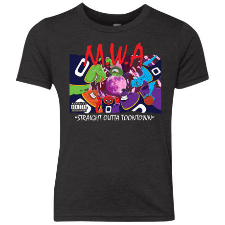 T-Shirts Vintage Black / YXS Straight Outta Toontown Youth Triblend T-Shirt