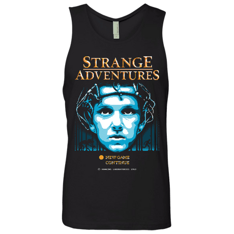 T-Shirts Black / Small Strange Adventures Men's Premium Tank Top