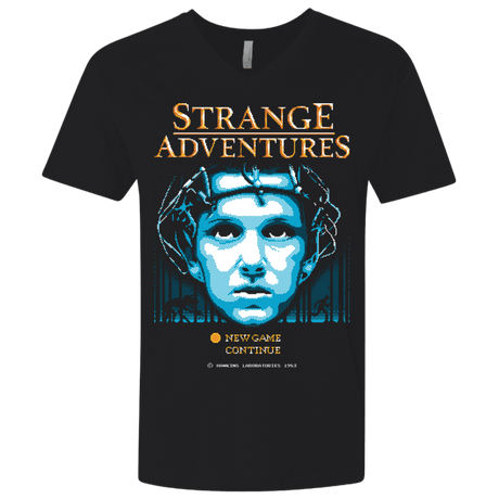 T-Shirts Black / X-Small Strange Adventures Men's Premium V-Neck