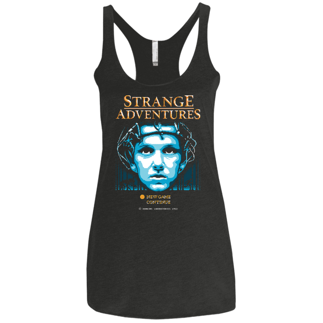 T-Shirts Vintage Black / X-Small Strange Adventures Women's Triblend Racerback Tank